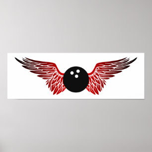 Poster bowling ailé