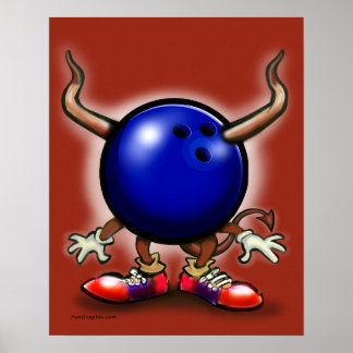 Poster Bowling Demon