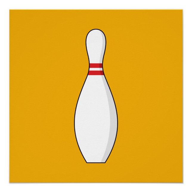 Poster Bowling Skittle (Devant)