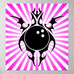 Poster bowling : tribalz