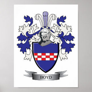 Poster Boyd Family Crest Coat of Arms