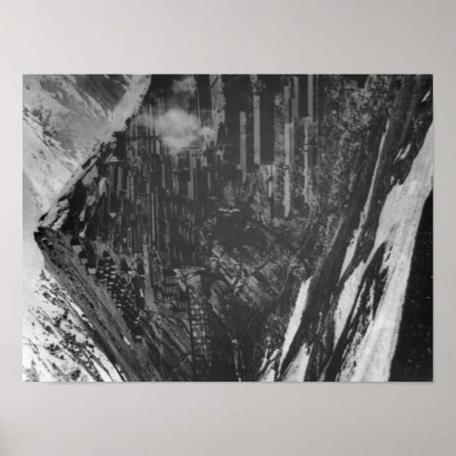 Poster Braden Copper Mines in Chili Photographie (Devant)