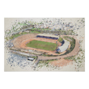 Poster Bradford Rugby League, stade Odsal