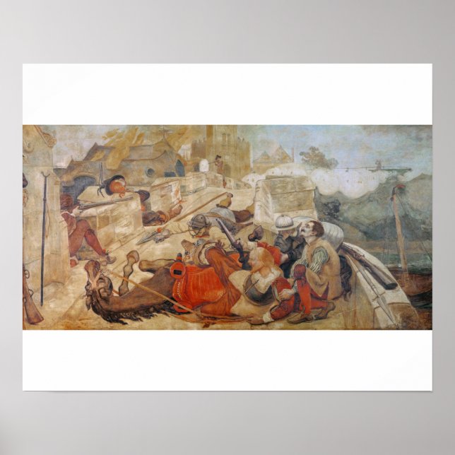 Poster Bradshaw's defence of Manchester (Devant)