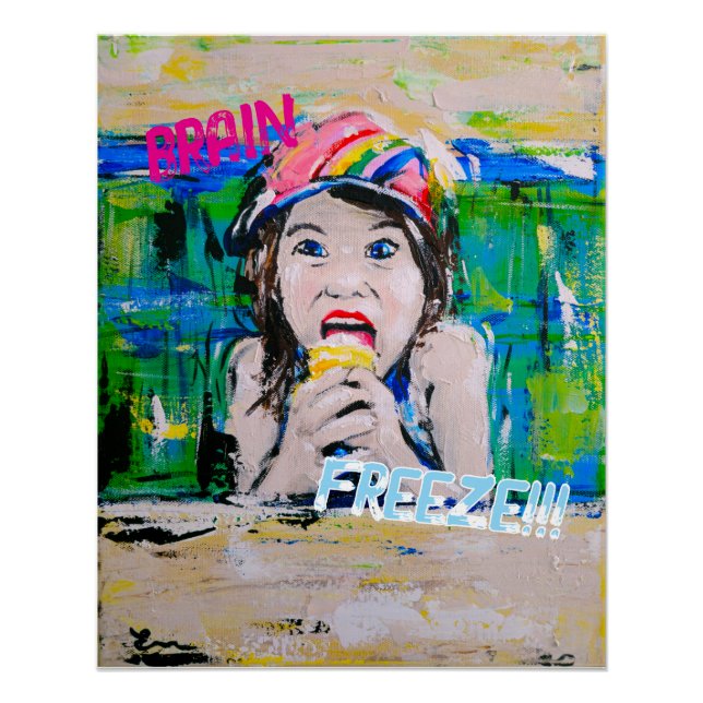 Poster Brain freeze (Devant)
