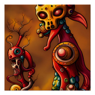 Poster Brainrot - Ken Gage Surreal Art