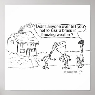 Poster Brass baiseur de roseau