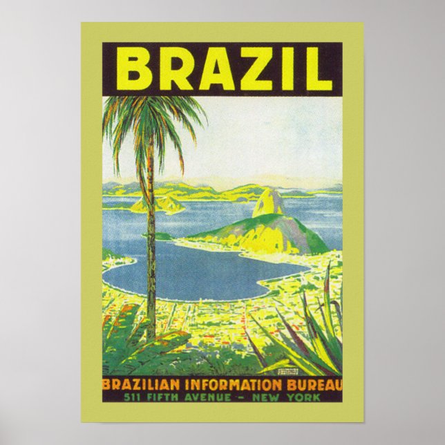 Poster Brazil (canvas) (Devant)