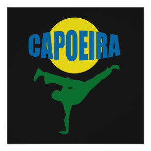 Poster Brazilian Capoeira Martial Arts Fighter