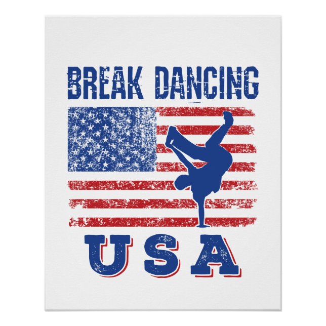 Poster Break Dancing USA (Devant)
