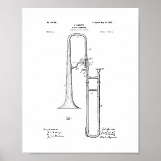 Poster Brevet à trombone