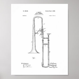 Poster brevet de Glissière-trombone