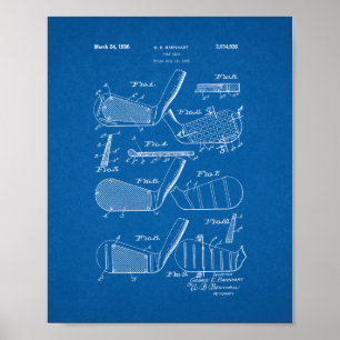Poster Brevet du club de golf - Plan directeur