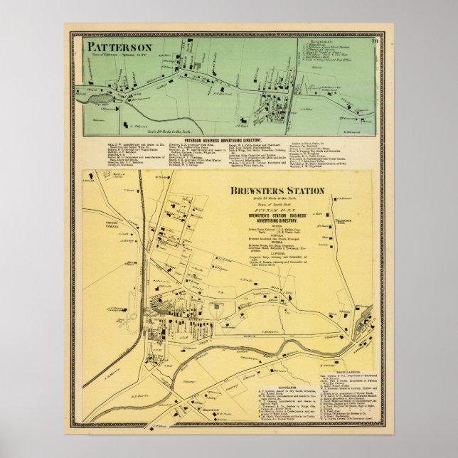 Poster Brewsters Sta, Patterson (Devant)