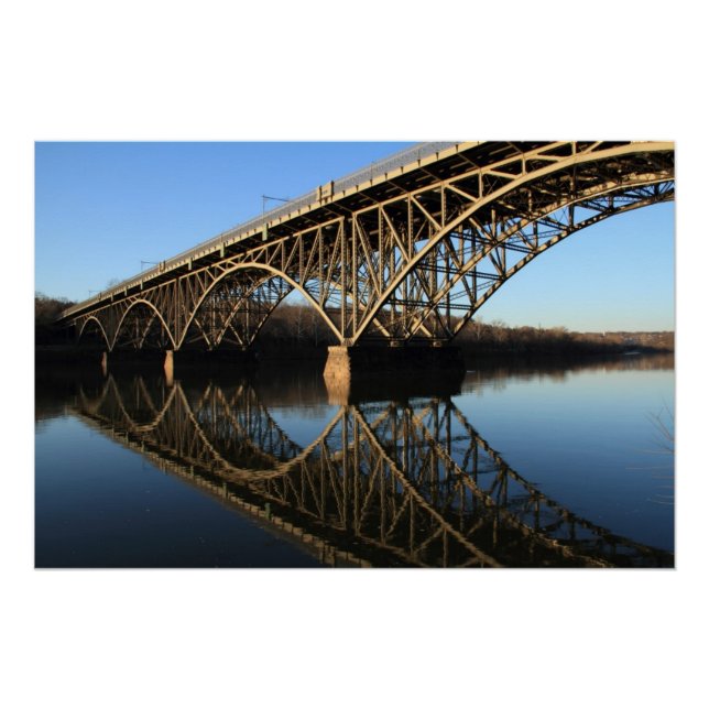Poster Bridge Over Schuylkill (Devant)