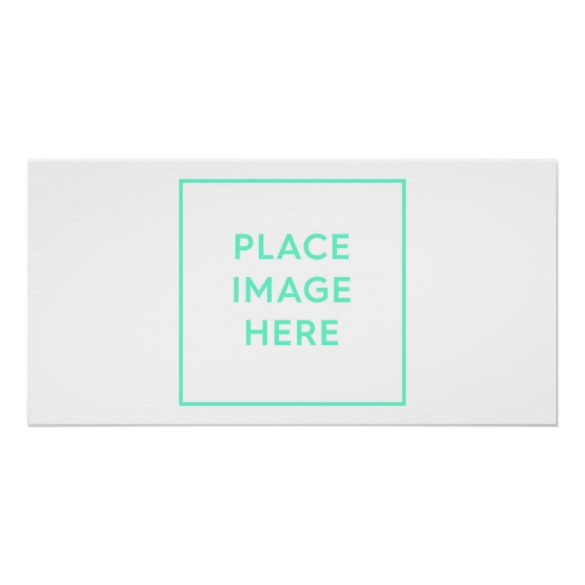 Poster brillant - 28" x 14" (Devant)