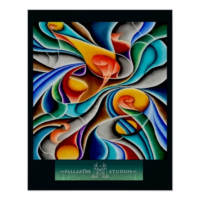 Poster brillant 'Change it up' (Devant)