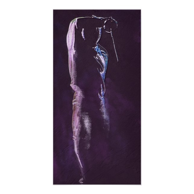 Poster brillant en silhouette (Devant)