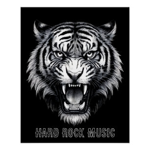 Poster brillant Hard Rock Music