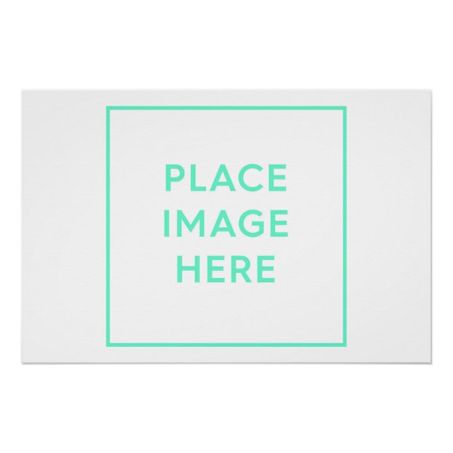 Poster brillant imprimé - 28 po x 18,67 po (Devant)