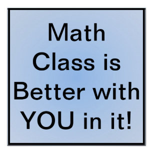 Poster brillant Inspirational Math
