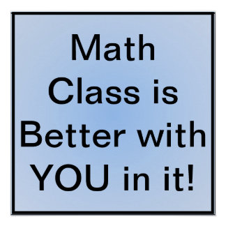 Poster brillant Inspirational Math