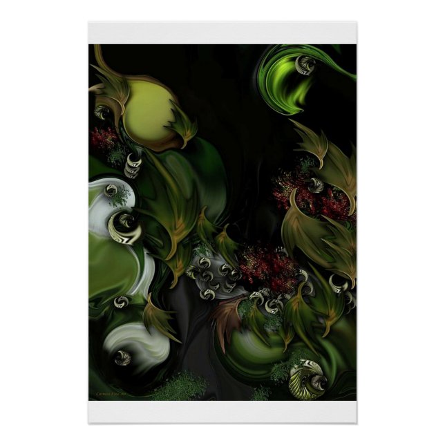 Poster brillant "Jardin de Patience" (Devant)