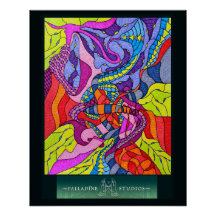 Poster brillant 'Né pour marcher seul'