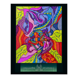 Poster brillant 'Né pour marcher seul'