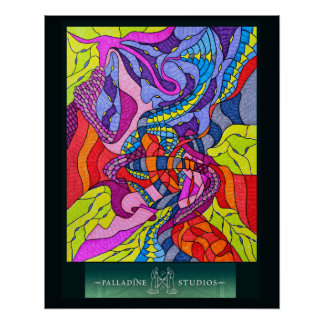 Poster brillant 'Né pour marcher seul'