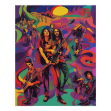 Poster brillant, Rock Band