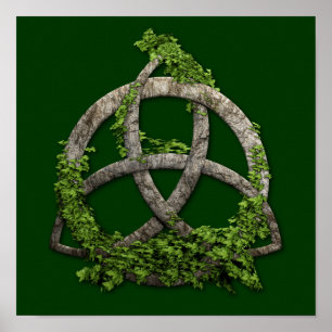 Poster Brin de trinité celtique en pierre