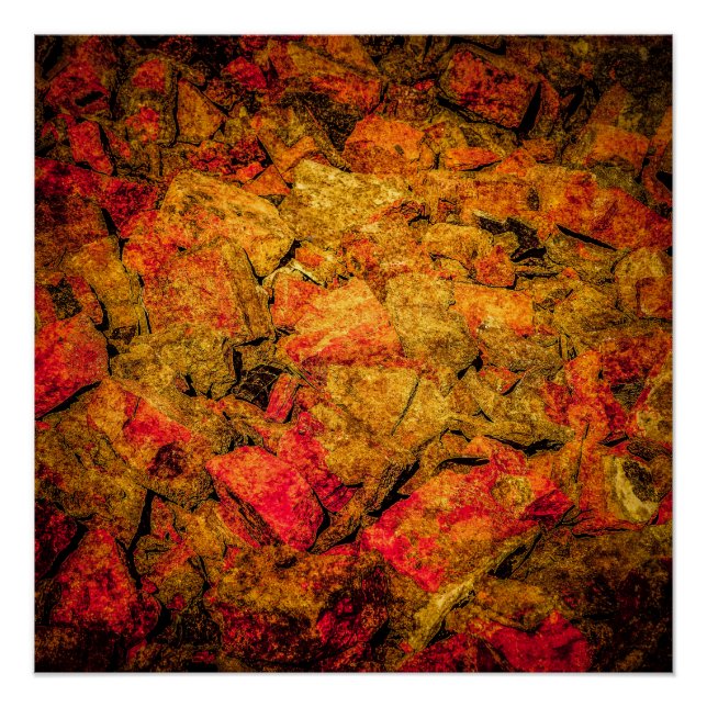 Poster Briques cassées (Devant)