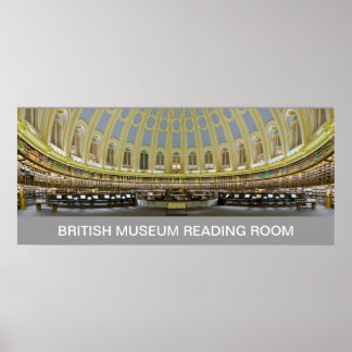 Poster British Museum Reading Room Angleterre UK DE 8.99