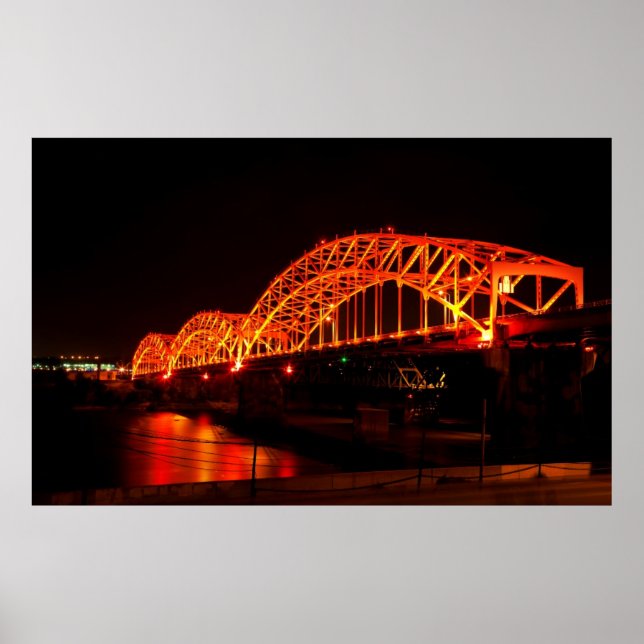 Poster Broadway Bridge par Buck Cash (Devant)