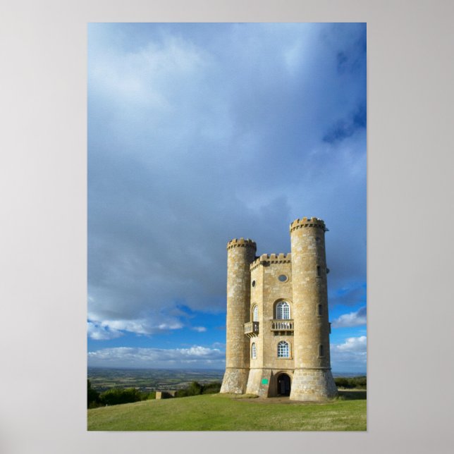 Poster Broadway Tower, près de Broadway, Worcestershire (Devant)
