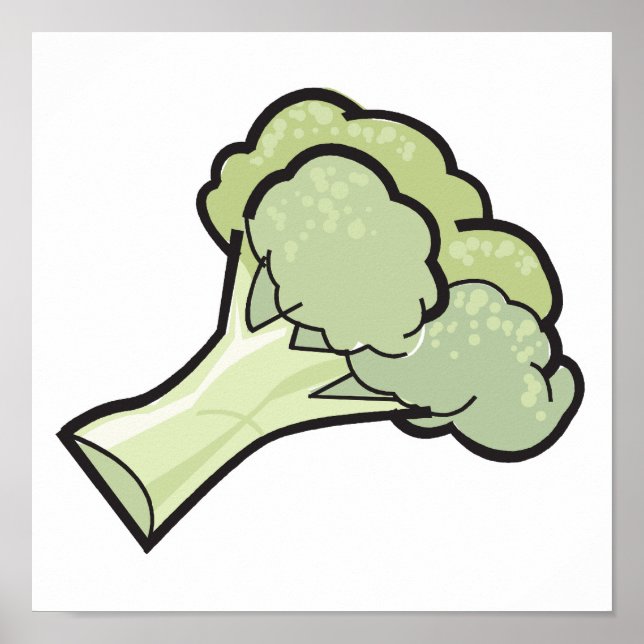 Poster brocoli (Devant)