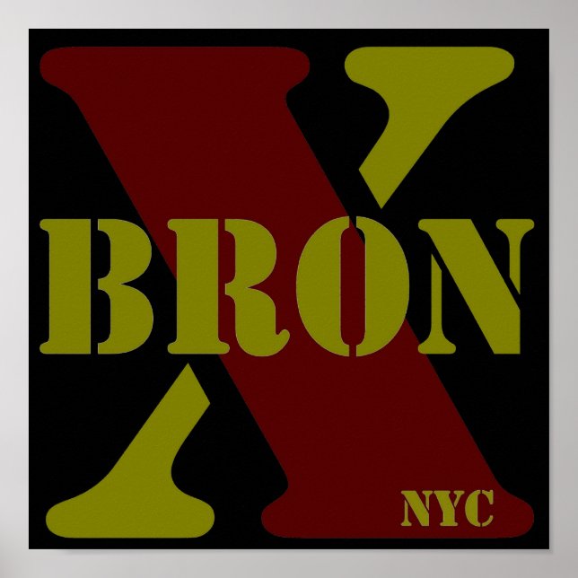 Poster BronX NYC (Devant)