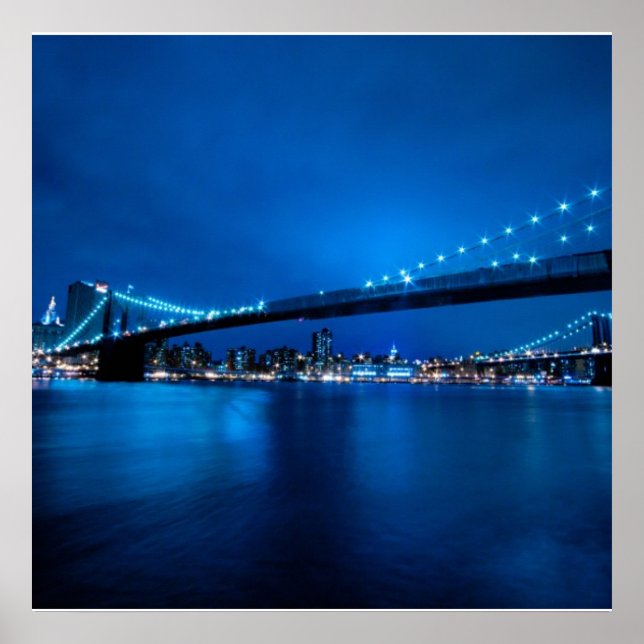 Poster Brooklyn Bridge, New York (Devant)