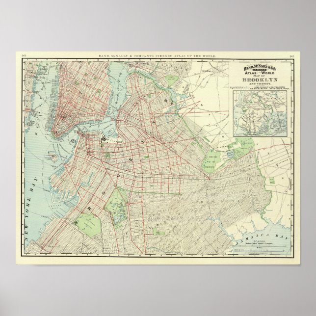 Poster Brooklyn et ses environs (Devant)