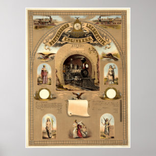 Poster Brotherhood of Locomotive Engineers