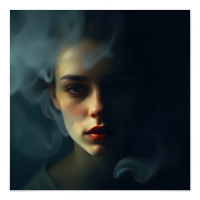 Poster « Brouillard de Melinoë » – Un portrait spectral (Devant)