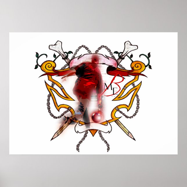 Poster Brutal Muse "Bowling" (Devant)