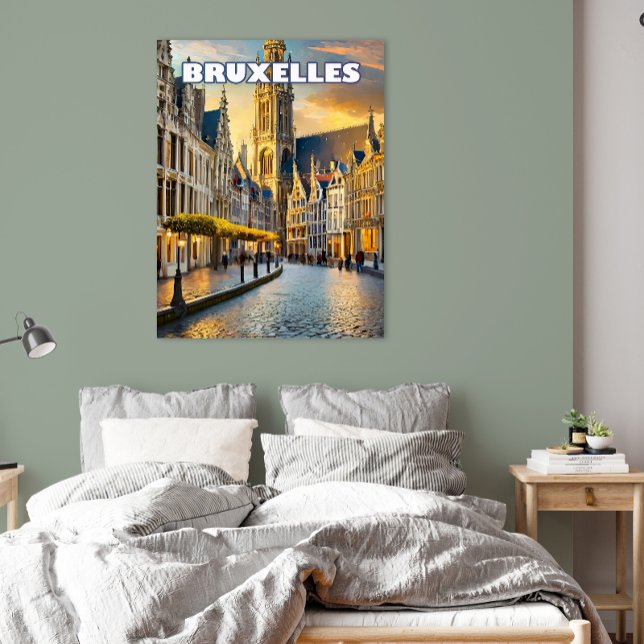 Poster Bruxelles, ville de contrastes et de charmes (Créateur téléchargé)