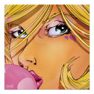 Poster Bubble Girl - Coupe