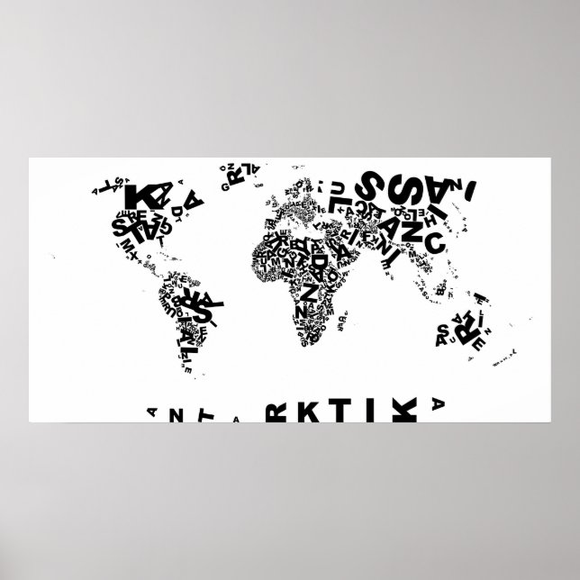 Poster Buchstabenwelt (Devant)