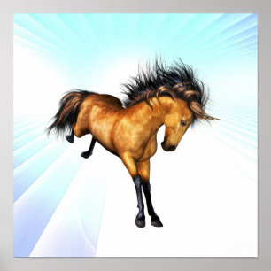 Poster Bucking Unicorn