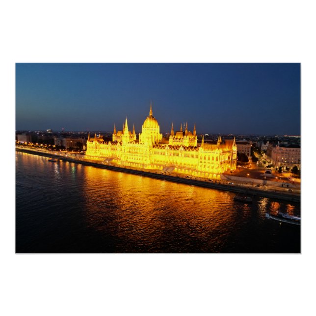 Poster Budapest Hongrie (Devant)