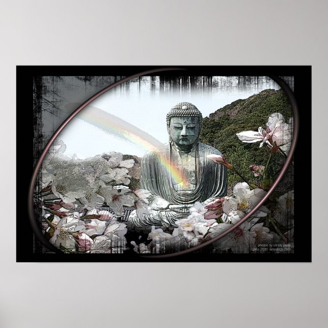 Poster Buddha Spirit par Gregory Gallo (Devant)