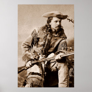 Poster Buffalo Bill Cody - Circa 1880